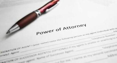 Power of Attorney document