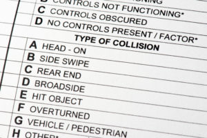 Police collision report