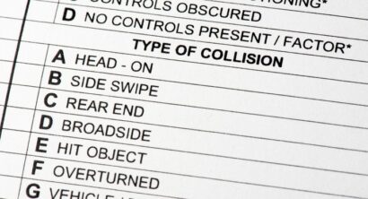 Police collision report