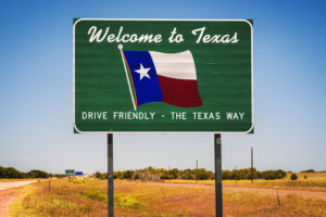 Welcome to Texas Highway Sign