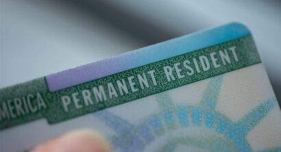 Permeant resident card