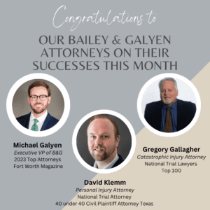 Three Bailey & Galyen Lawyers Honored