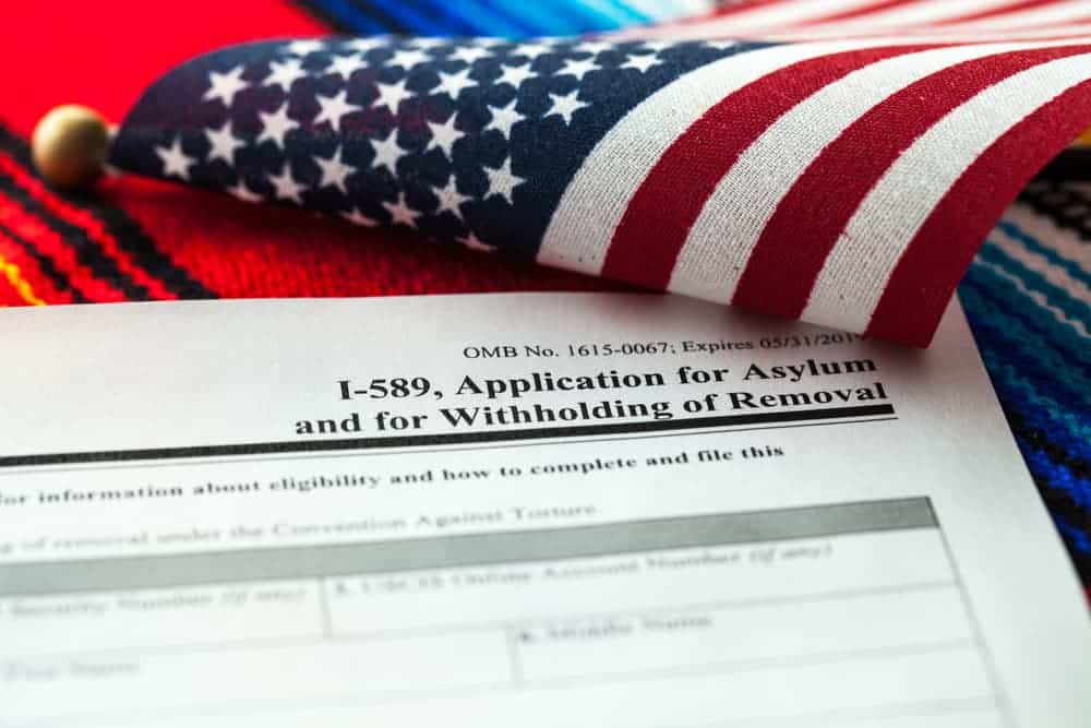 Application for asylum to USA