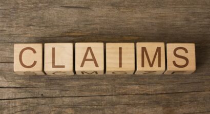 Claims written on wooden blocks