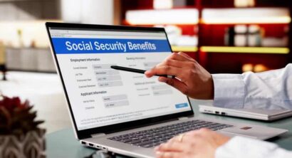Worker Filling Social Security Benefits And Disability Insurance Compensation Claim