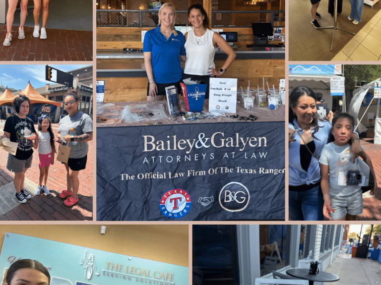 Bailey & Galyen Joins The Legal Café at Main Street Fort Worth Arts Festival