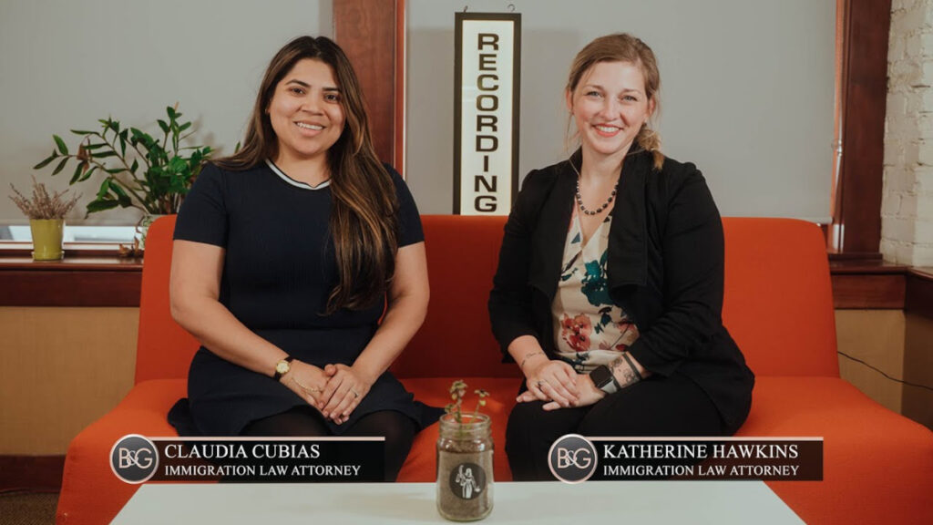 Immigration Attorneys Claudia Cubias and Katherine Hawkins