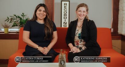 Immigration Attorneys Claudia Cubias and Katherine Hawkins