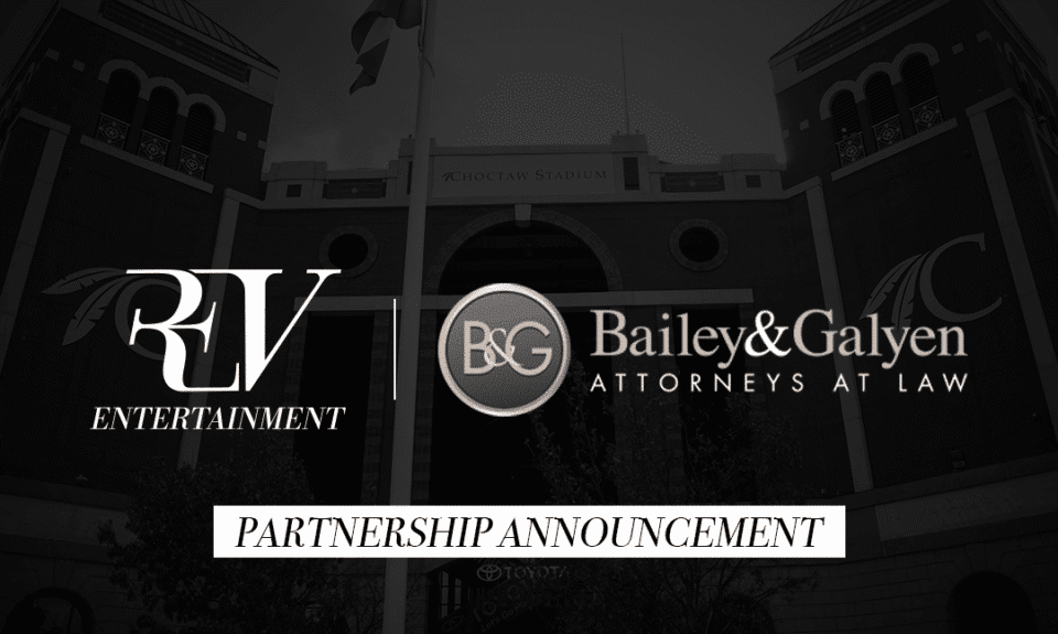 Bailey & Galyen Named Exclusive Law Firm Sponsor of Choctaw Stadium