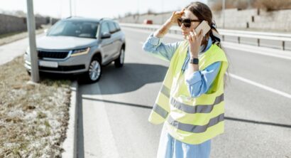 When Failure to Yield Turns Fatal - Woman calling during the road accident on the highway