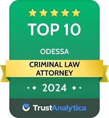 Top 10 Criminal Law Attorney Badge