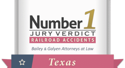 Top Verdict Railroad Accident Small Badge