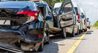 Multi vehicle accident