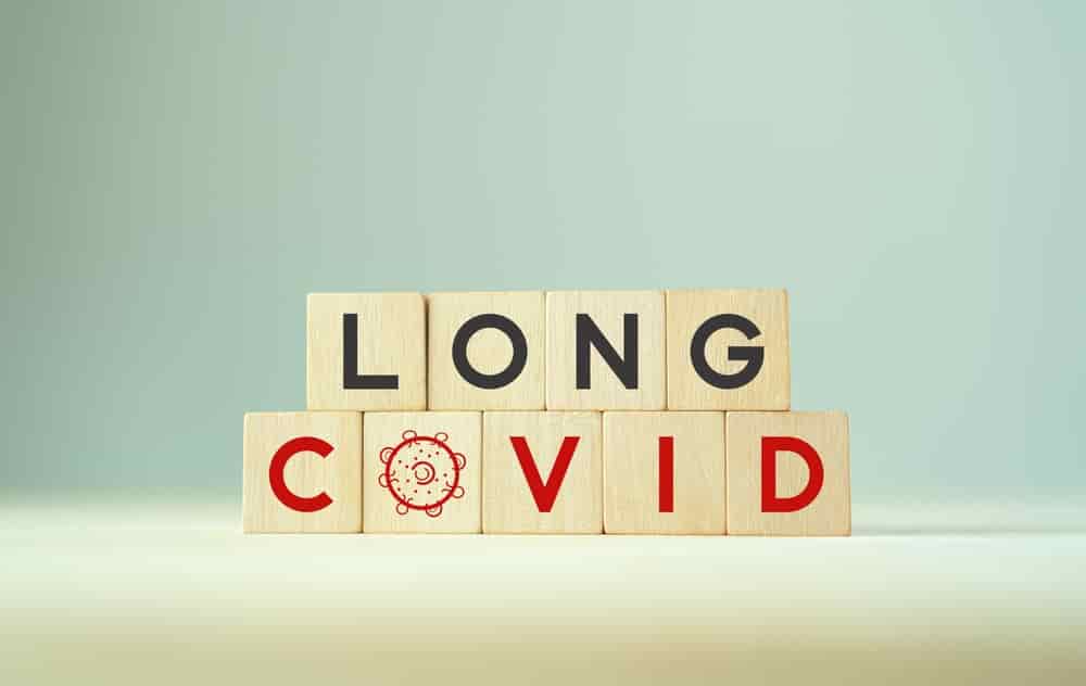 Long covid, post covid concept. Long-term effects of coronavirus.