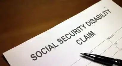 Social Security Disability Claim form