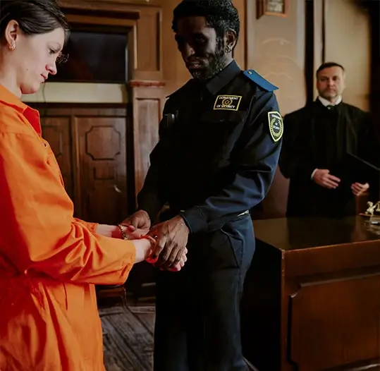 criminal in court