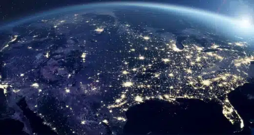 USA from space