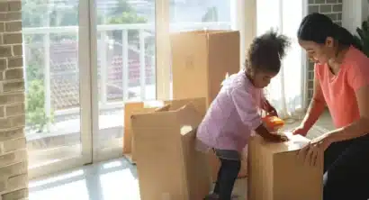 Parent relocates