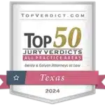 Top 50 personal injury verdicts Texas 2024 Bailey & Galyen
