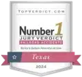 Top Verdict Railroad Accident Small Badge