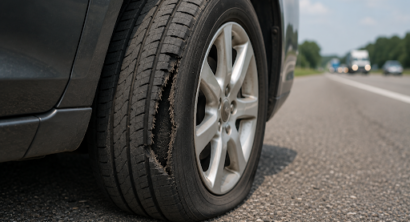 Tire Blowout Accident in Texas