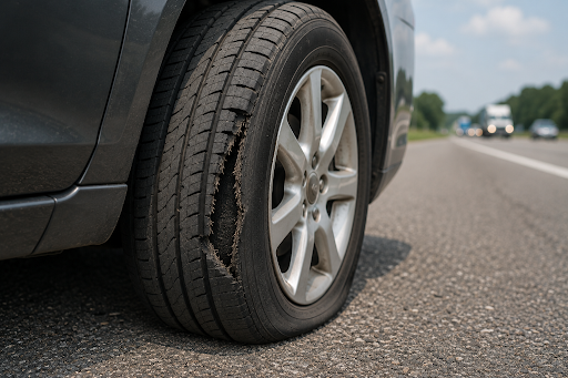 Who Is Liable for a Tire Blowout Accident in Texas?