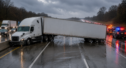 Texas Jackknife Truck Accident